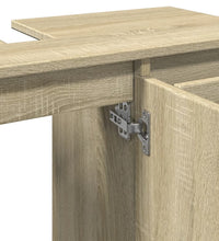 Badschrank Sonoma-Eiche 80x33x60 cm Holzwerkstoff