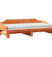 Tagesbett Ausziehbar ohne Matratzen 90x190 cm Massivholz