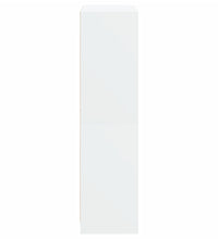 Highboard mit Türen Weiß 68x37x142 cm Holzwerkstoff