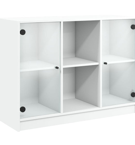 Sideboard Weiß 101,5x37x75,5 cm Holzwerkstoff