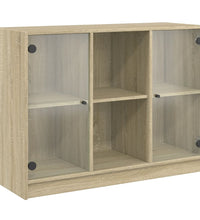 Sideboard Sonoma-Eiche 102x37x75,5 cm Holzwerkstoff