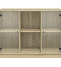 Sideboard Sonoma-Eiche 102x37x75,5 cm Holzwerkstoff