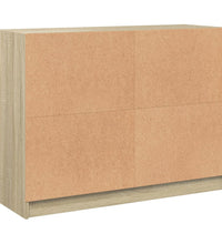 Sideboard Sonoma-Eiche 102x37x75,5 cm Holzwerkstoff