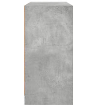 Sideboard Betongrau 102x37x75,5 cm Holzwerkstoff