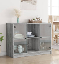 Sideboard Grau Sonoma 102x37x75,5 cm Holzwerkstoff