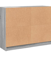 Sideboard Grau Sonoma 102x37x75,5 cm Holzwerkstoff