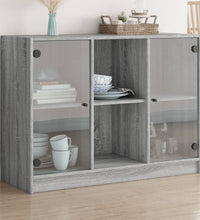 Sideboard Grau Sonoma 102x37x75,5 cm Holzwerkstoff