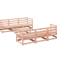 7-tlg. Garten-Sofagarnitur Massivholz Douglasie