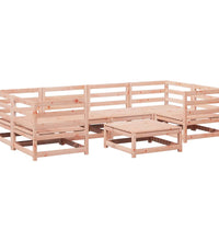 7-tlg. Garten-Sofagarnitur Massivholz Douglasie