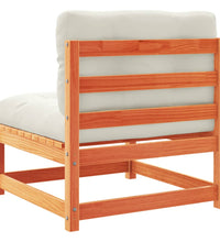 8-tlg. Garten-Sofagarnitur mit Kissen Wachsbraun Kiefernholz