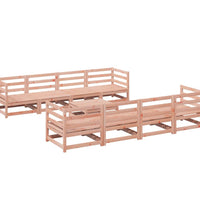 9-tlg. Garten-Sofagarnitur Massivholz Douglasie