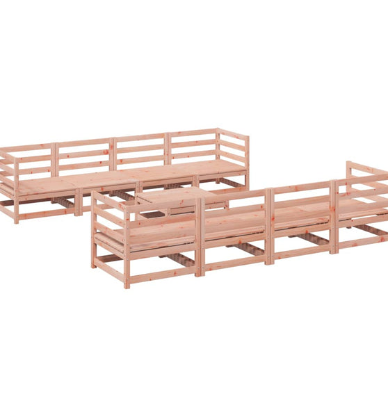 9-tlg. Garten-Sofagarnitur Massivholz Douglasie