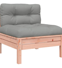 4-tlg. Garten-Sofagarnitur mit Kissen Massivholz Douglasie