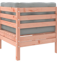 4-tlg. Garten-Sofagarnitur mit Kissen Massivholz Douglasie