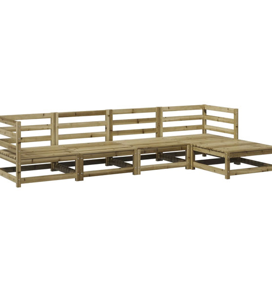 5-tlg. Garten-Sofagarnitur Kiefernholz Imprägniert