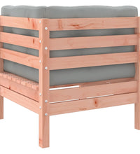 5-tlg. Garten-Sofagarnitur mit Kissen Massivholz Douglasie