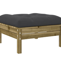 6-tlg. Garten-Sofagarnitur mit Kissen Kiefernholz Imprägniert