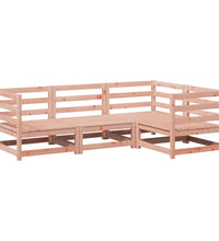 4-tlg. Garten-Sofagarnitur Massivholz Douglasie