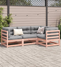 4-tlg. Garten-Sofagarnitur Massivholz Douglasie