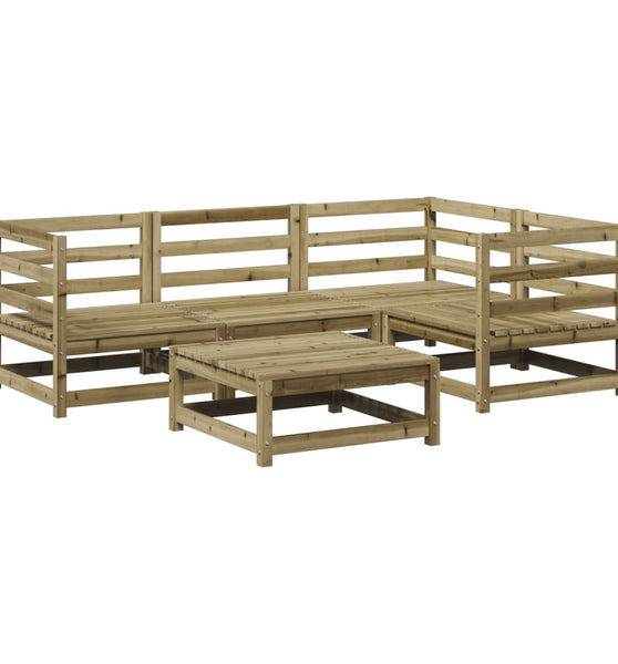 5-tlg. Garten-Sofagarnitur Kiefernholz Imprägniert