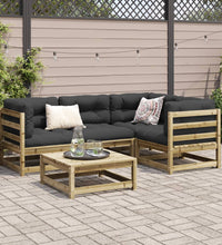 5-tlg. Garten-Sofagarnitur Kiefernholz Imprägniert