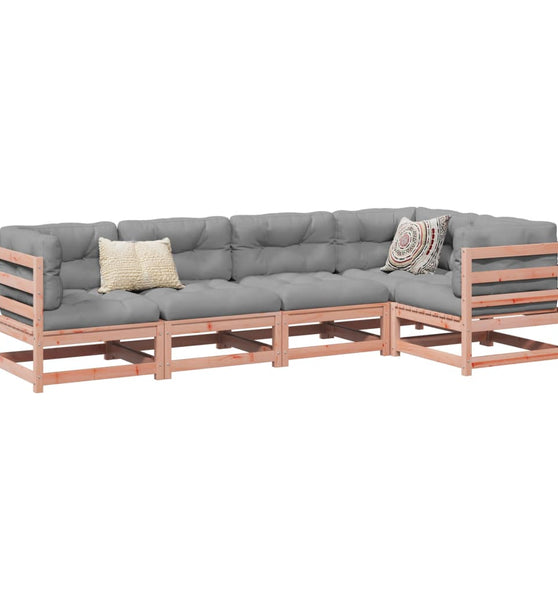5-tlg. Garten-Sofagarnitur Massivholz Douglasie