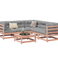 6-tlg. Garten-Sofagarnitur mit Kissen Massivholz Douglasie