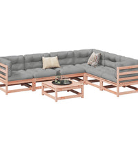 7-tlg. Garten-Sofagarnitur Massivholz Douglasie