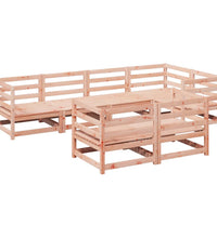 7-tlg. Garten-Sofagarnitur Massivholz Douglasie