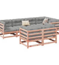 7-tlg. Garten-Sofagarnitur Massivholz Douglasie
