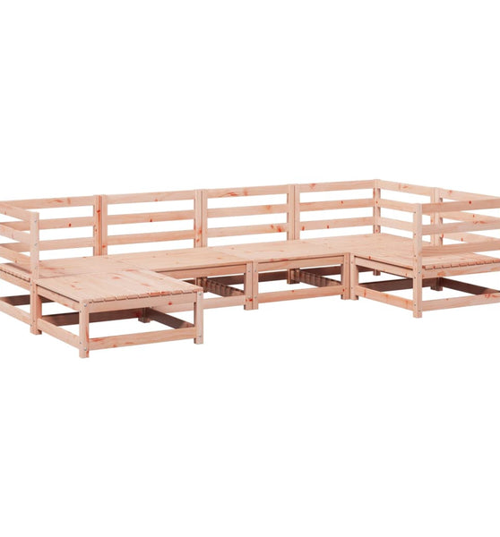 6-tlg. Garten-Sofagarnitur Massivholz Douglasie