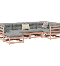 6-tlg. Garten-Sofagarnitur Massivholz Douglasie