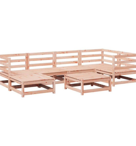 7-tlg. Garten-Sofagarnitur Massivholz Douglasie