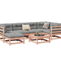 7-tlg. Garten-Sofagarnitur Massivholz Douglasie