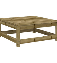 7-tlg. Garten-Sofagarnitur mit Kissen Kiefernholz Imprägniert