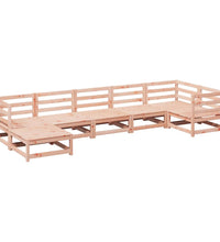 7-tlg. Garten-Sofagarnitur Massivholz Douglasie