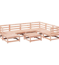 8-tlg. Garten-Sofagarnitur Massivholz Douglasie