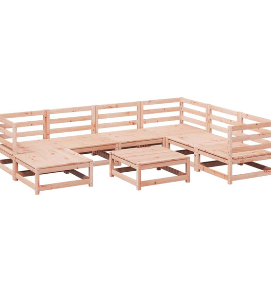 8-tlg. Garten-Sofagarnitur Massivholz Douglasie