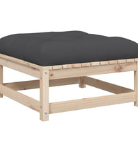 8-tlg. Garten-Sofagarnitur mit Kissen Massivholz Kiefer