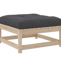 8-tlg. Garten-Sofagarnitur mit Kissen Massivholz Kiefer