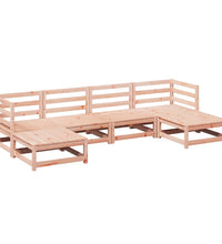 6-tlg. Garten-Sofagarnitur Massivholz Douglasie