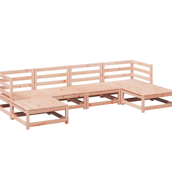 6-tlg. Garten-Sofagarnitur Massivholz Douglasie