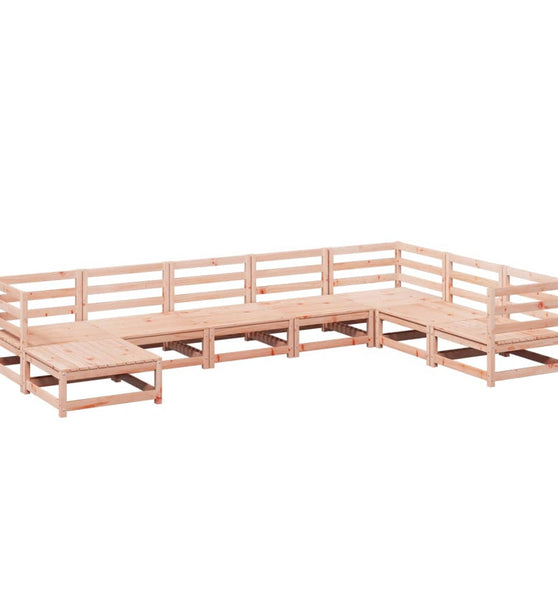 8-tlg. Garten-Sofagarnitur Massivholz Douglasie