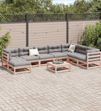 9-tlg. Garten-Sofagarnitur Massivholz Douglasie