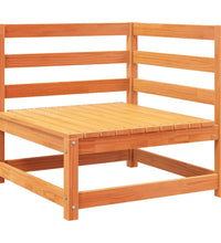 10-tlg. Garten-Sofagarnitur Wachsbraun Massivholz Kiefer