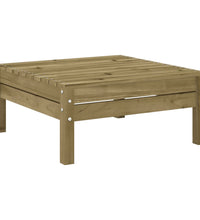 10-tlg. Garten-Sofagarnitur mit Kissen Kiefernholz Imprägniert