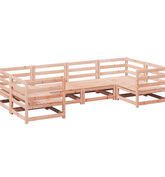 6-tlg. Garten-Sofagarnitur Massivholz Douglasie