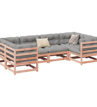 6-tlg. Garten-Sofagarnitur Massivholz Douglasie
