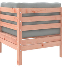 6-tlg. Garten-Sofagarnitur mit Kissen Massivholz Douglasie