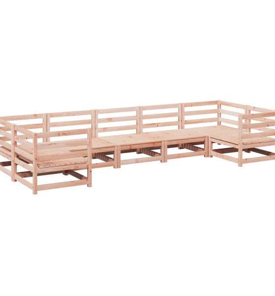 7-tlg. Garten-Sofagarnitur Massivholz Douglasie